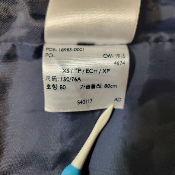 Levi's Red Black Plaid Wool Blend Cinch Waist Jacket Coat Women's XS Cabincore - Picture 10 of 11